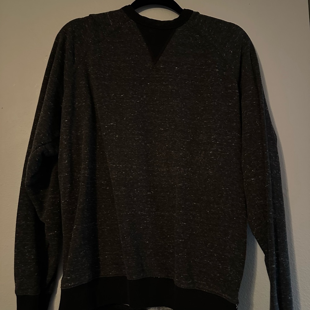 Cozy Black Speckled Sweatshirt